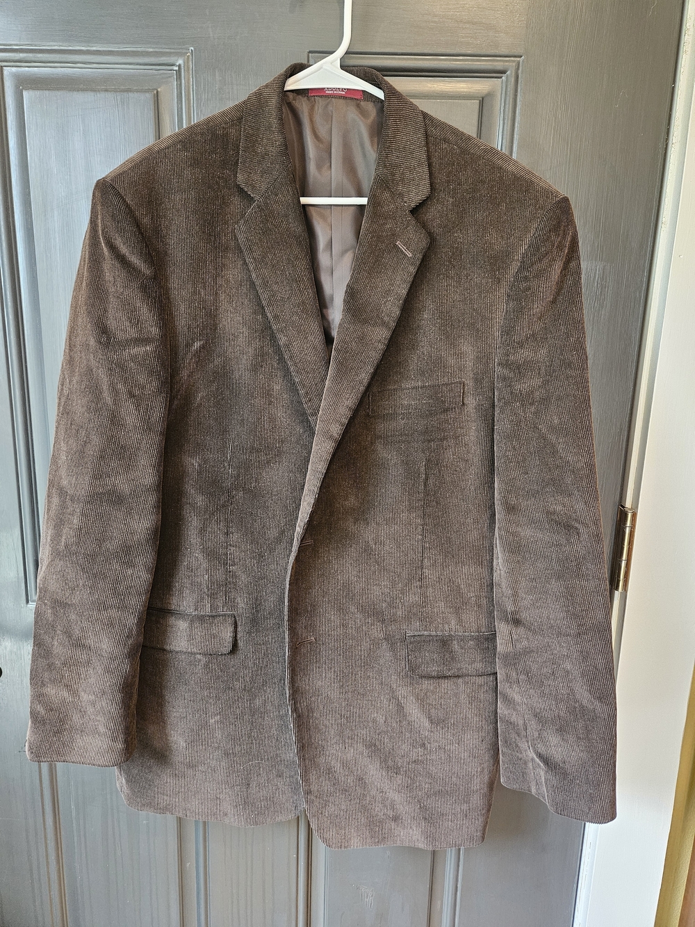Adolfo Brown Corduroy Sport Coat